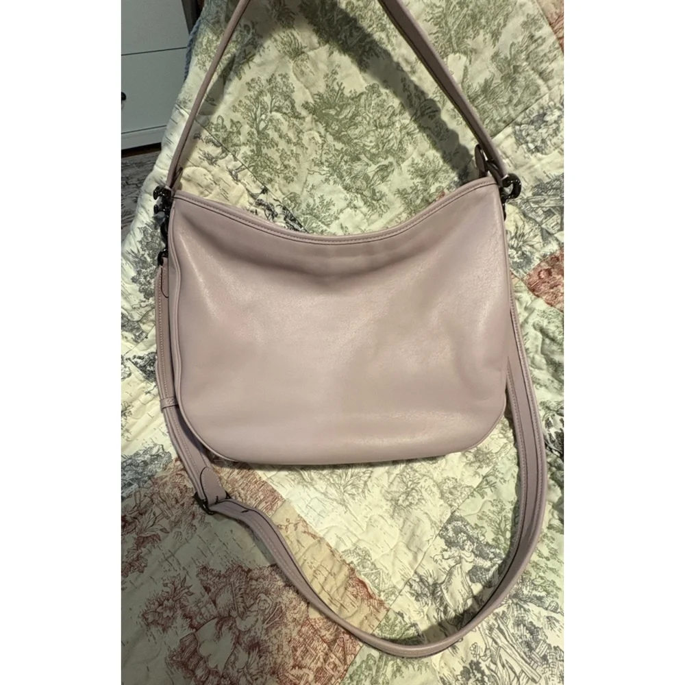 COACH Soft Tabby Hobo in Lilac Purple & Gunmetal Crossbody Shoulder Bag